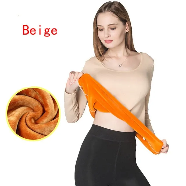 Women Pullover Thermal Underwear