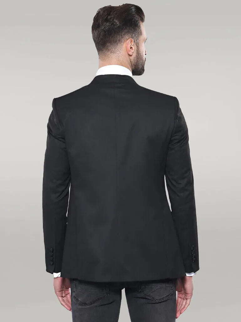 WSS Black Blazer Vest Set  - Singen